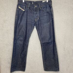 Diesel Mens Larkee Regular Straight Fit Blue Jeans Fit 31X29  (Tag 31 X 30) 008Z